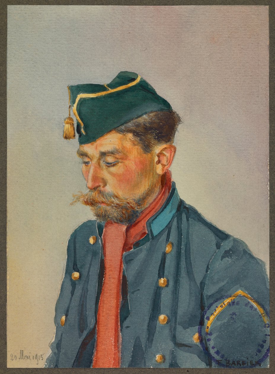Un lancero belga, Gustrow de Fernand Barbier