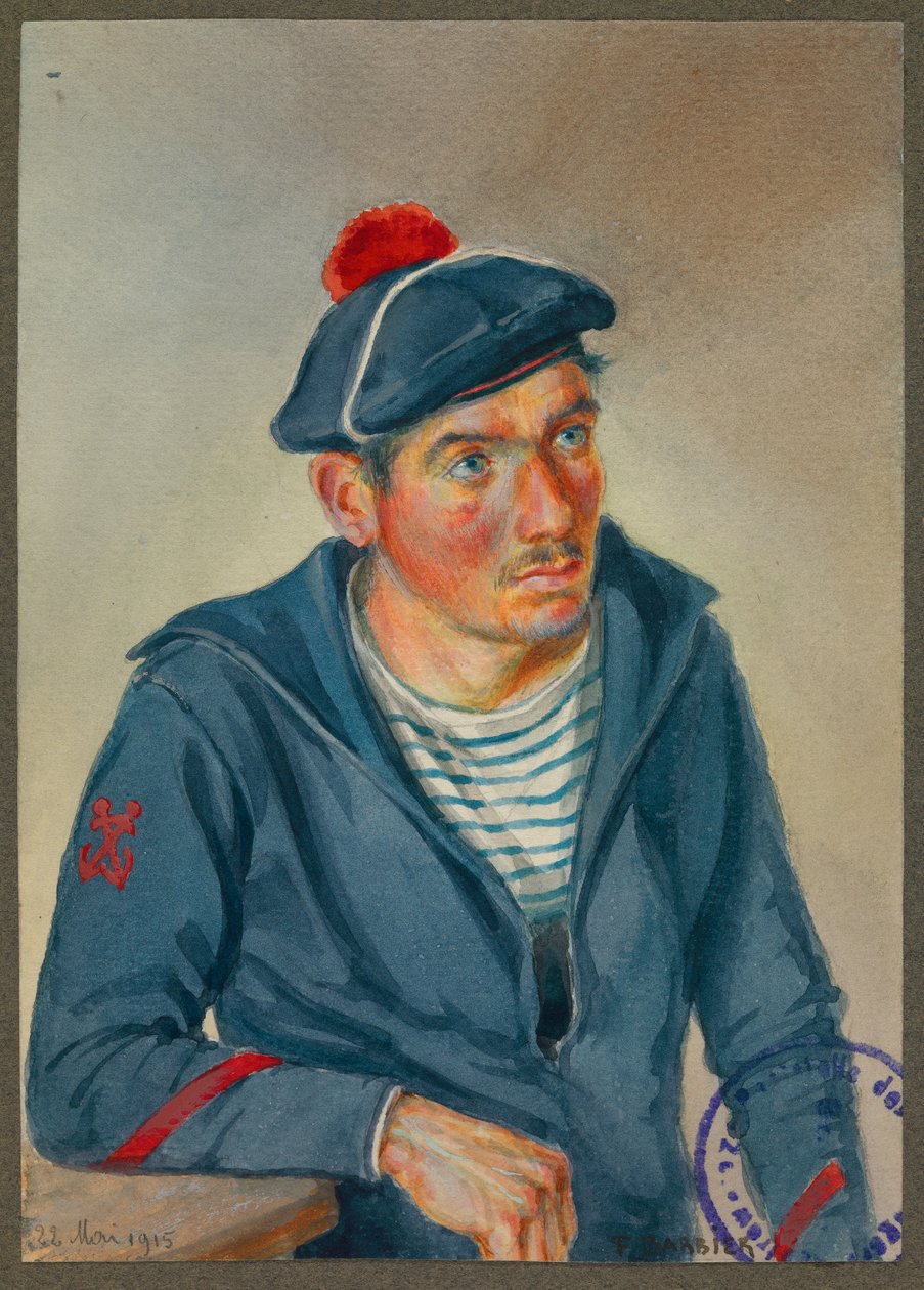 Un marinero bretón, Gustrow de Fernand Barbier