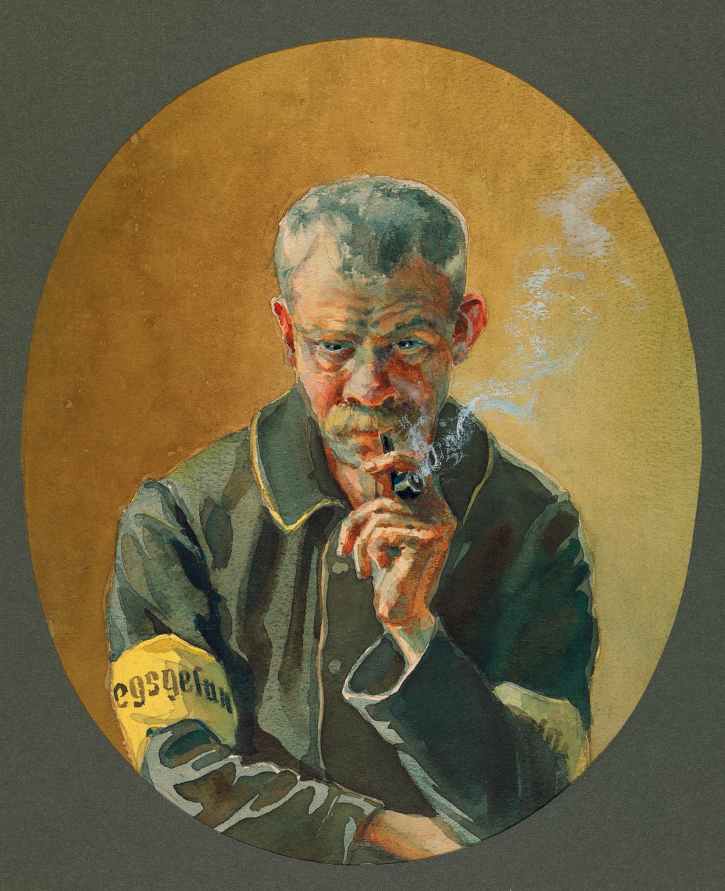 Un prisionero civil del norte de Francia, Gustrow de Fernand Barbier