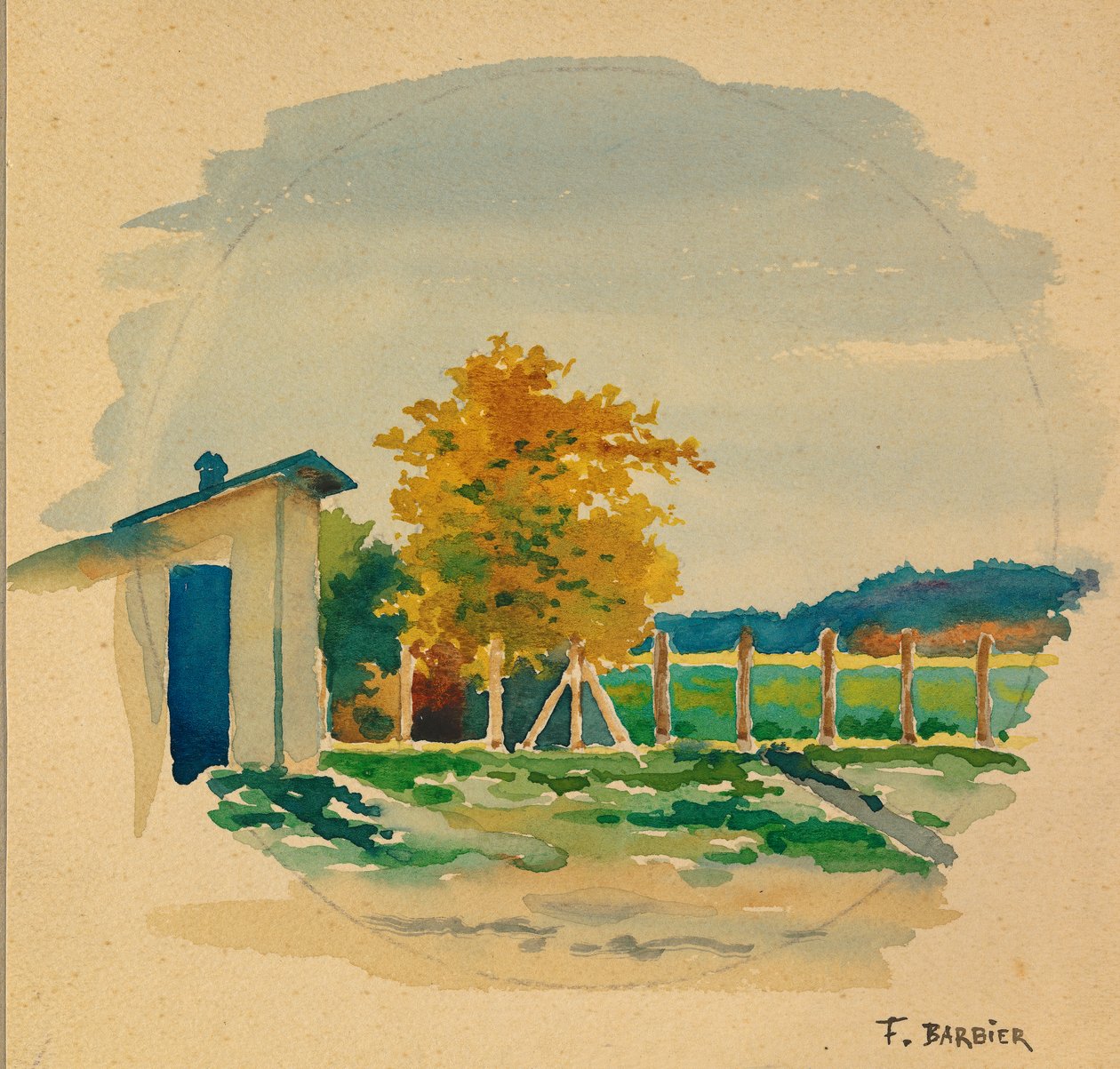 Campamento de Gustrow de Fernand Barbier