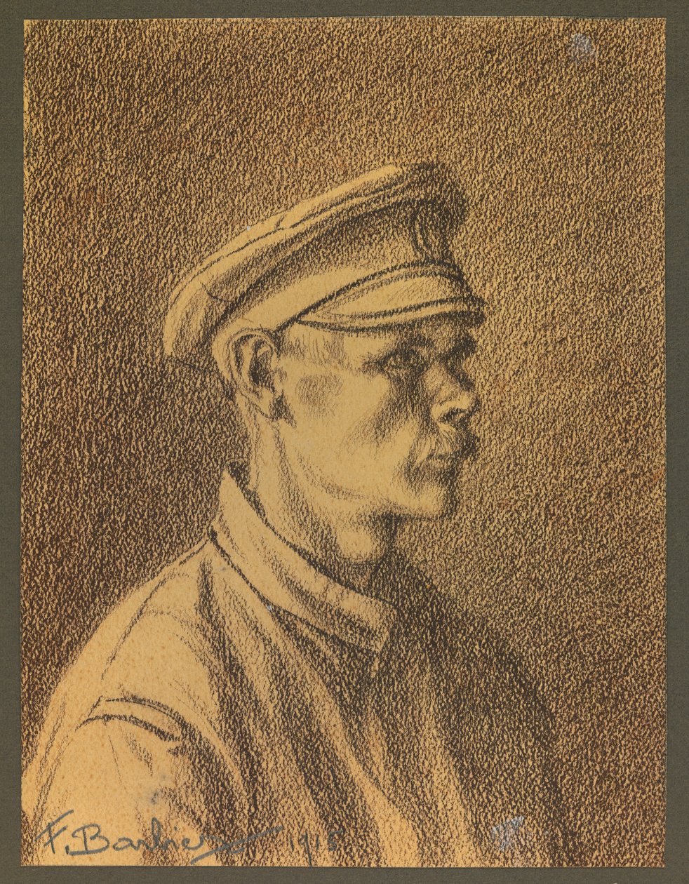 Retrato de un prisionero ruso de Fernand Barbier