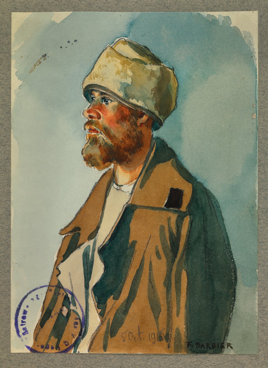 Prisionero ruso, Gustrow de Fernand Barbier