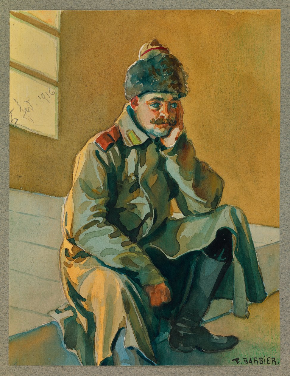 Prisionero ruso, Gustrow de Fernand Barbier