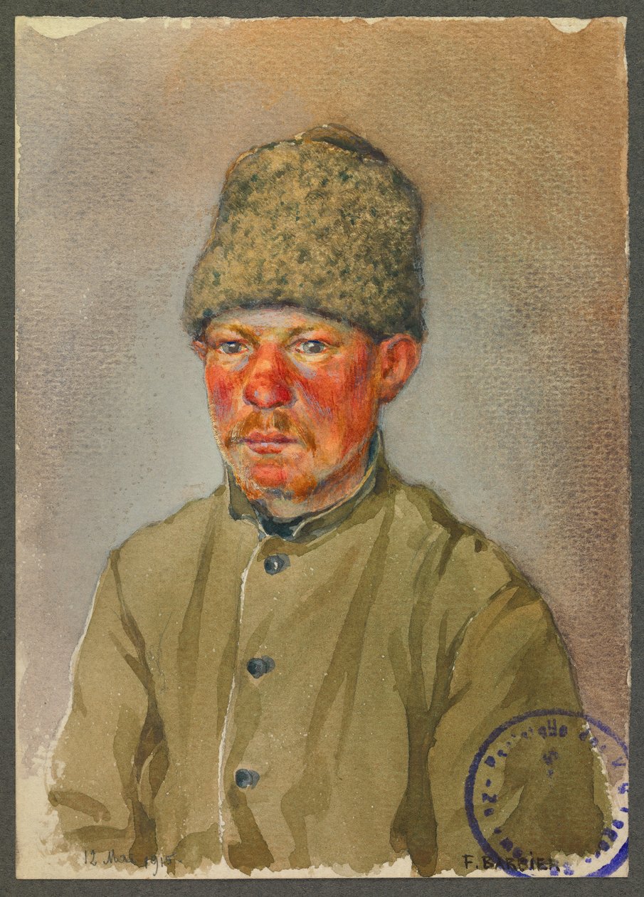 Soldado ruso, Gustrow de Fernand Barbier