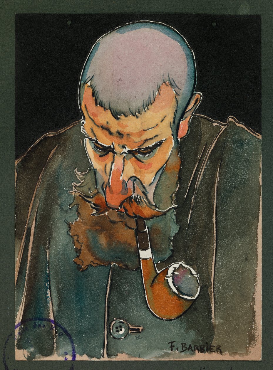 Sargento Lavissiere sirviendo misa, Gustrow de Fernand Barbier