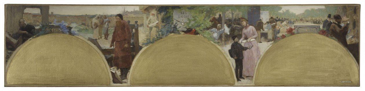 Boceto para el Hôtel de Ville de Paris: Histoire de l