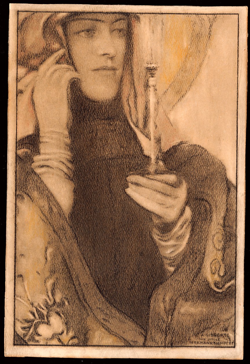 Incienso, 1917 de Fernand Khnopff