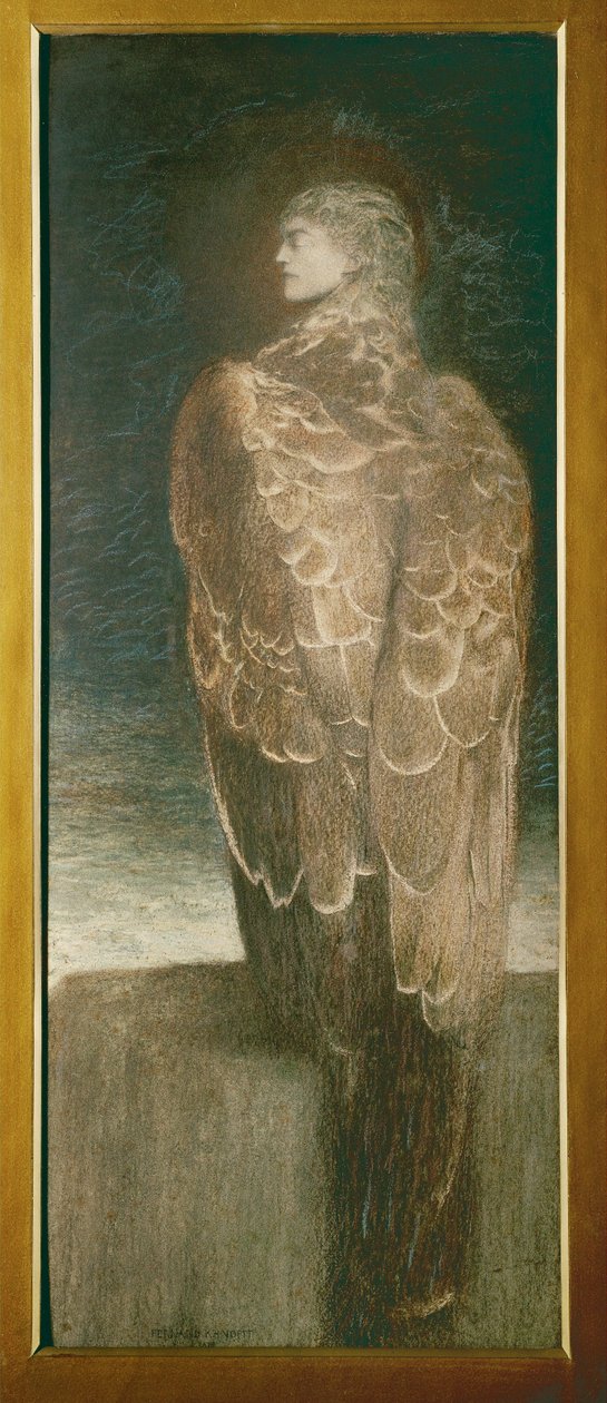 Medusa dormida de Fernand Khnopff