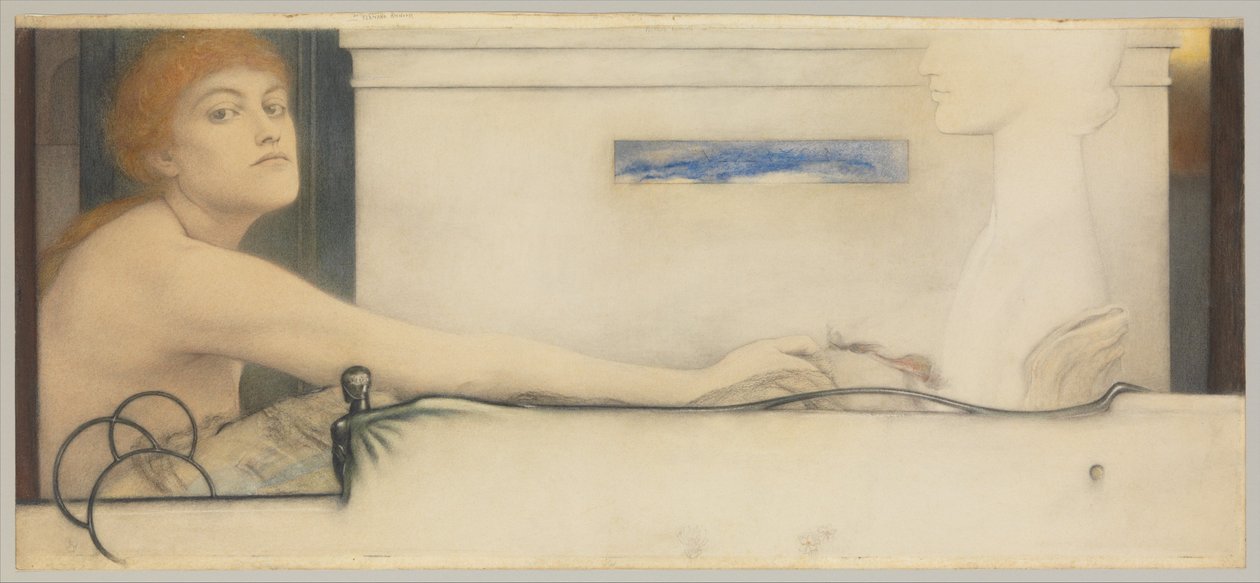 La ofrenda, 1891 de Fernand Khnopff