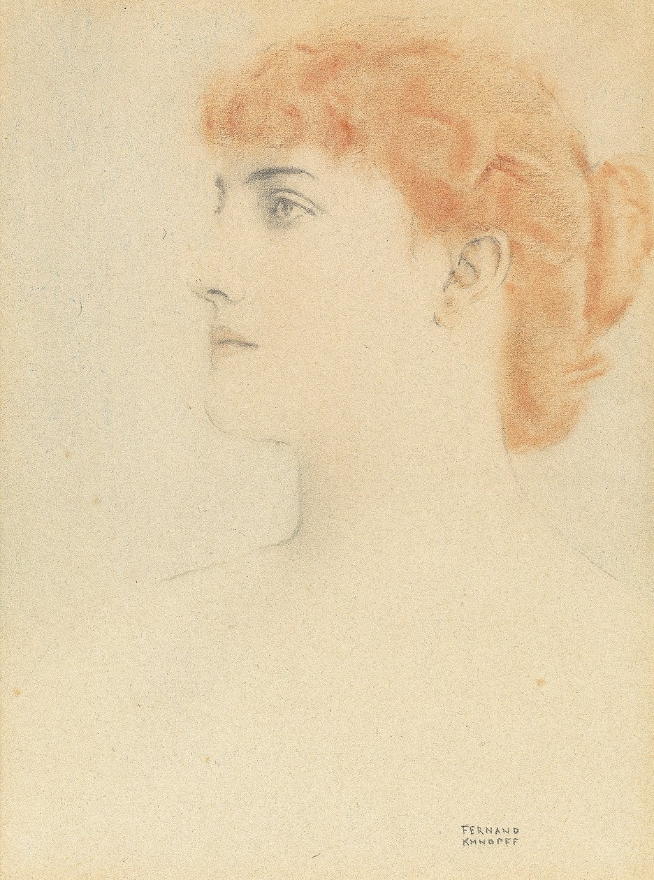 Una parisina, 1916 de Fernand Khnopff