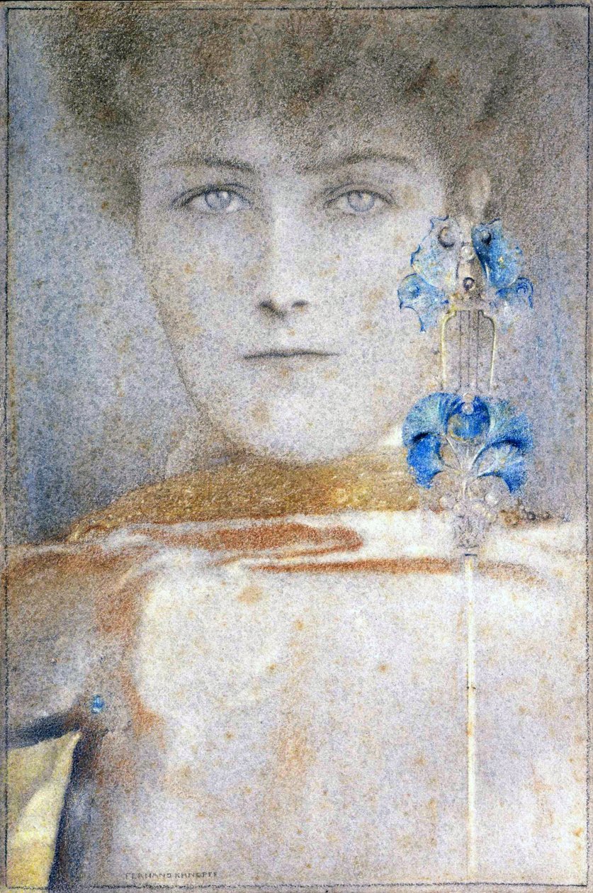 Máscara blanca de Fernand Khnopff
