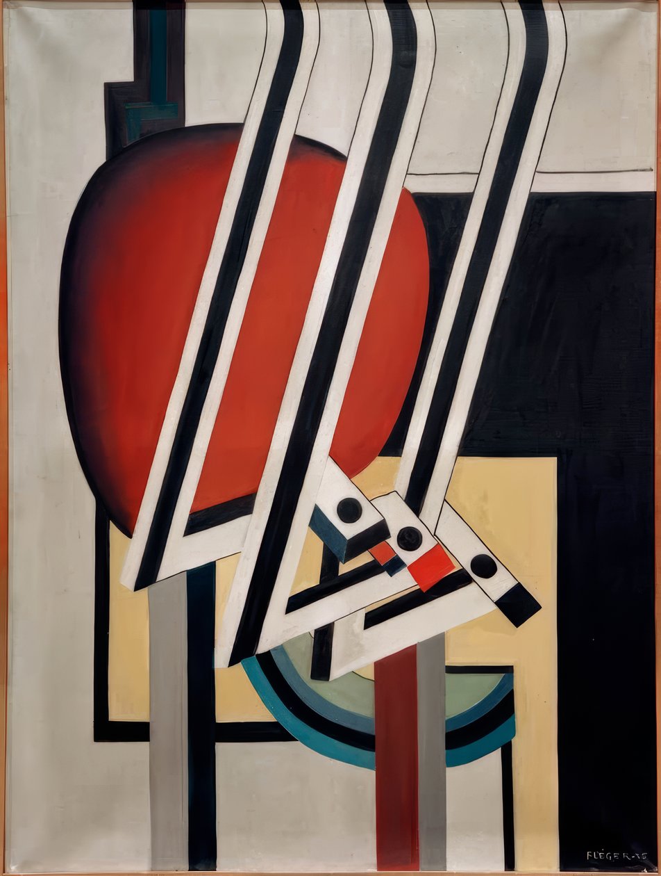 Composición abstracta de Fernand Leger