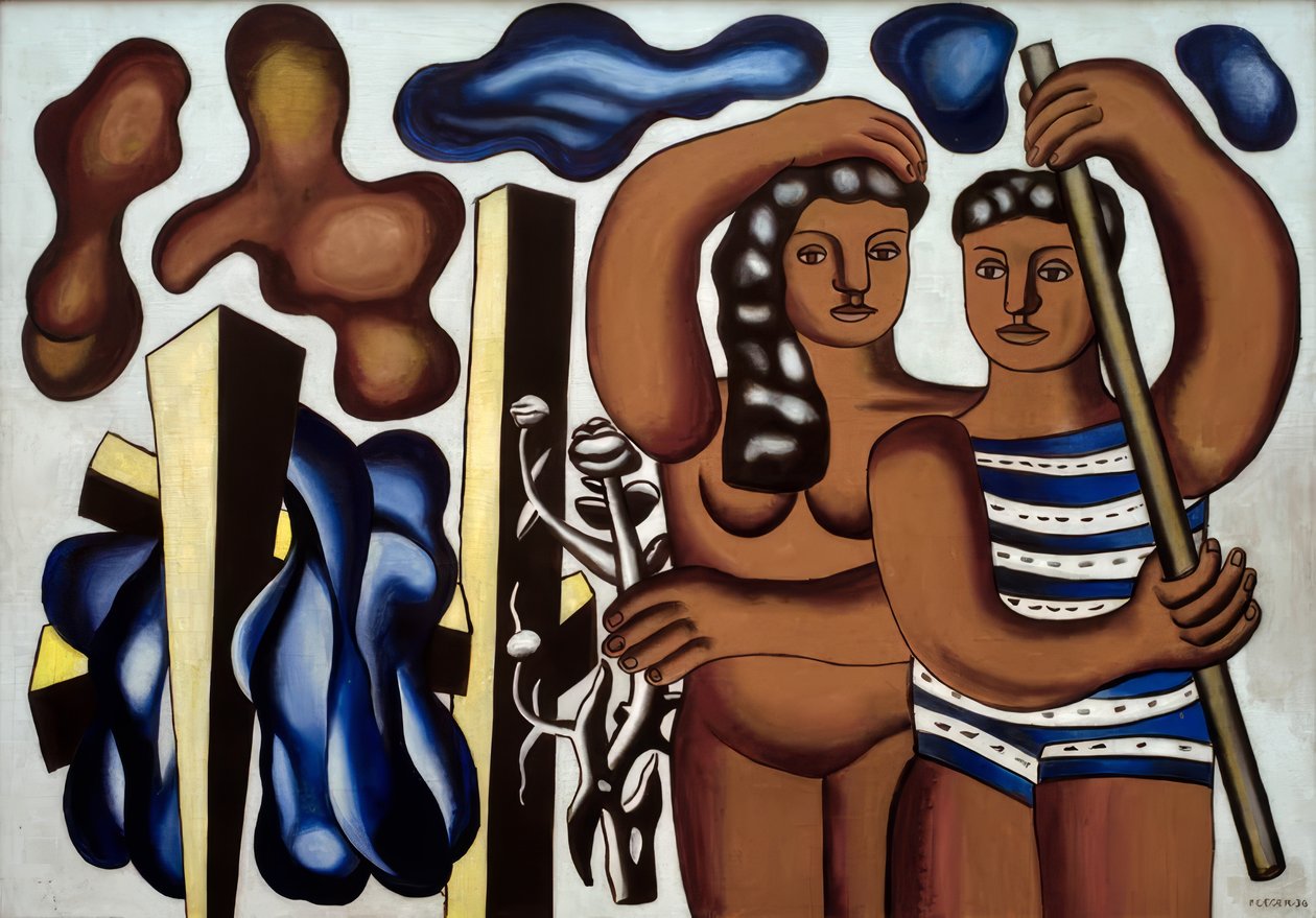 Adán y Eva (estudio) de Fernand Leger