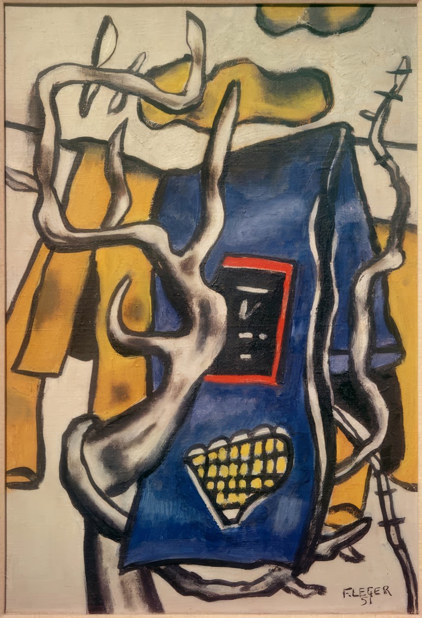 Cielo azul en el paisaje de Fernand Leger