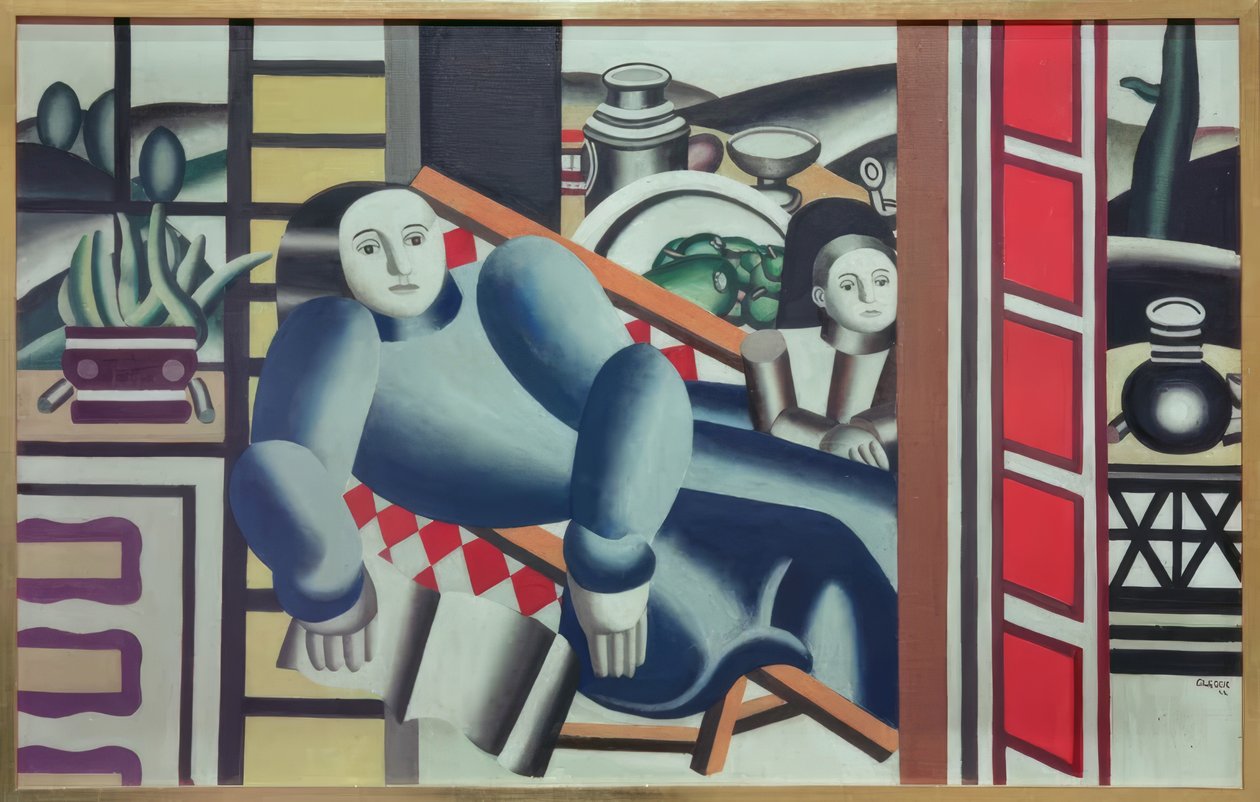 Die Lesende (Mutter und Kind) von Fernand Leger