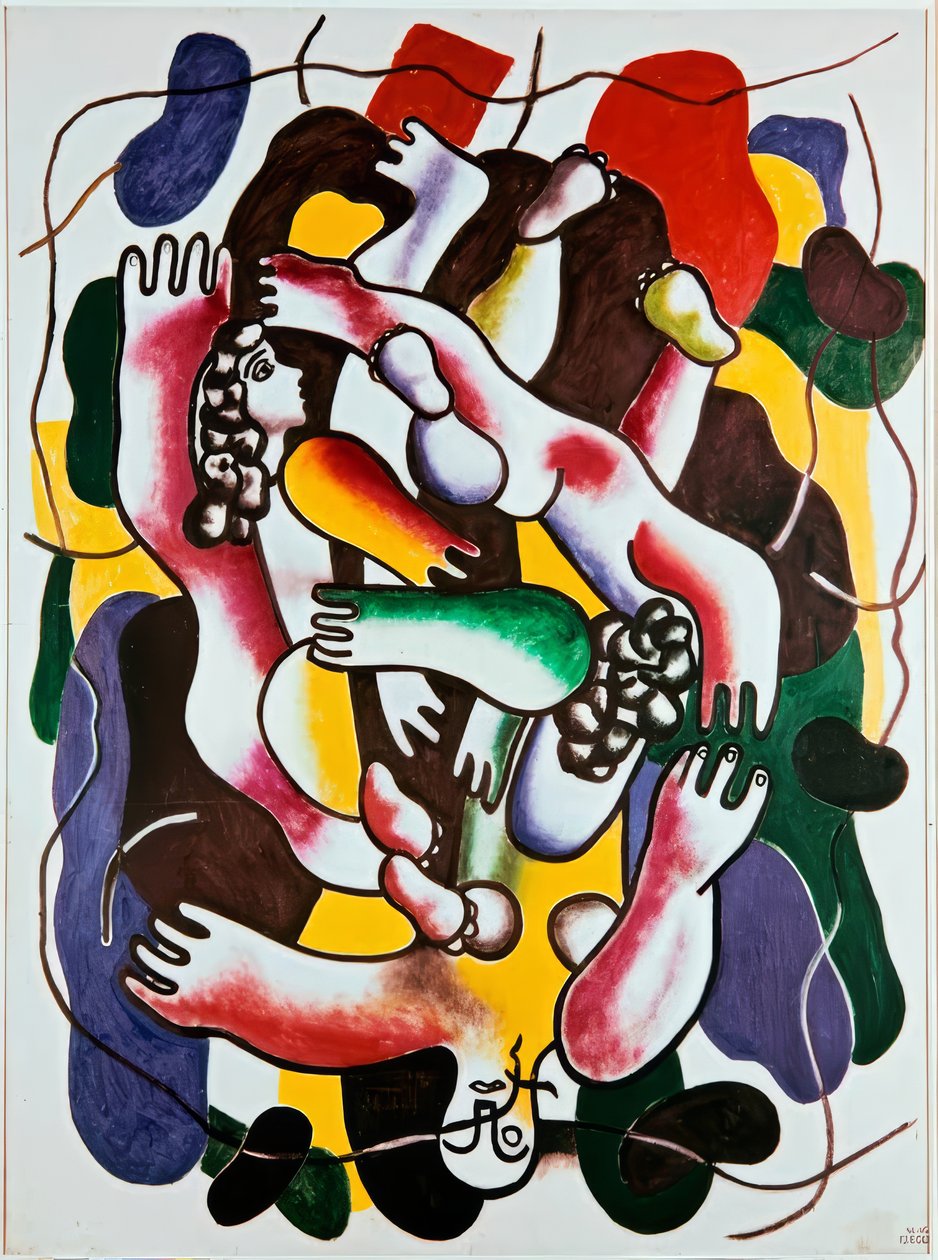 Los buzos multicolores de Fernand Leger
