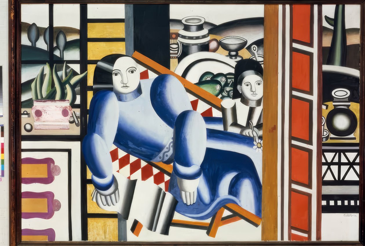 Mujer con niño de Fernand Leger