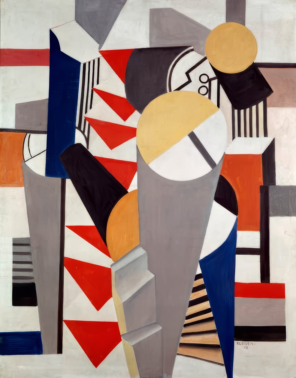 Composición (Moscú) de Fernand Leger