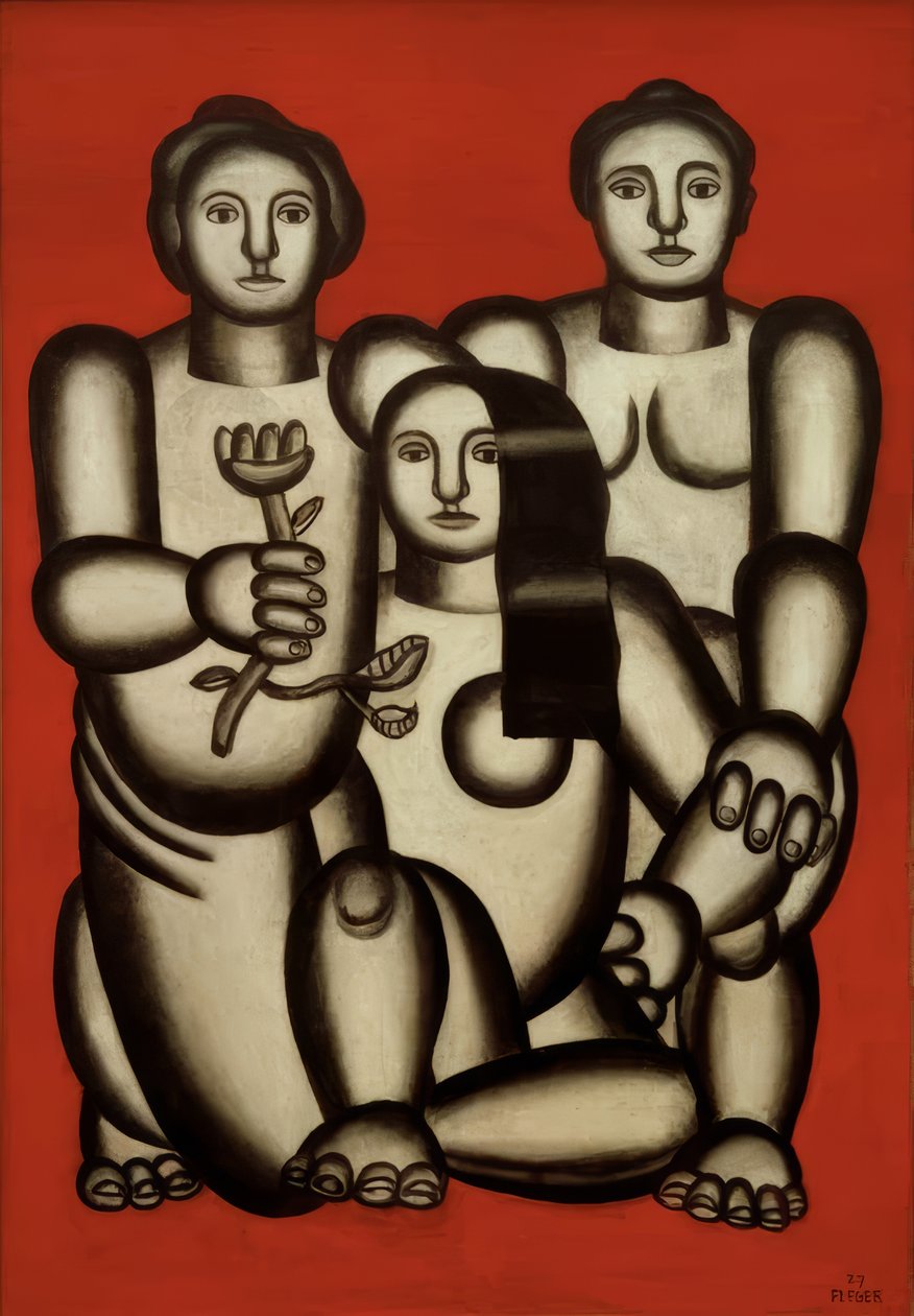 Composición con tres mujeres de Fernand Leger