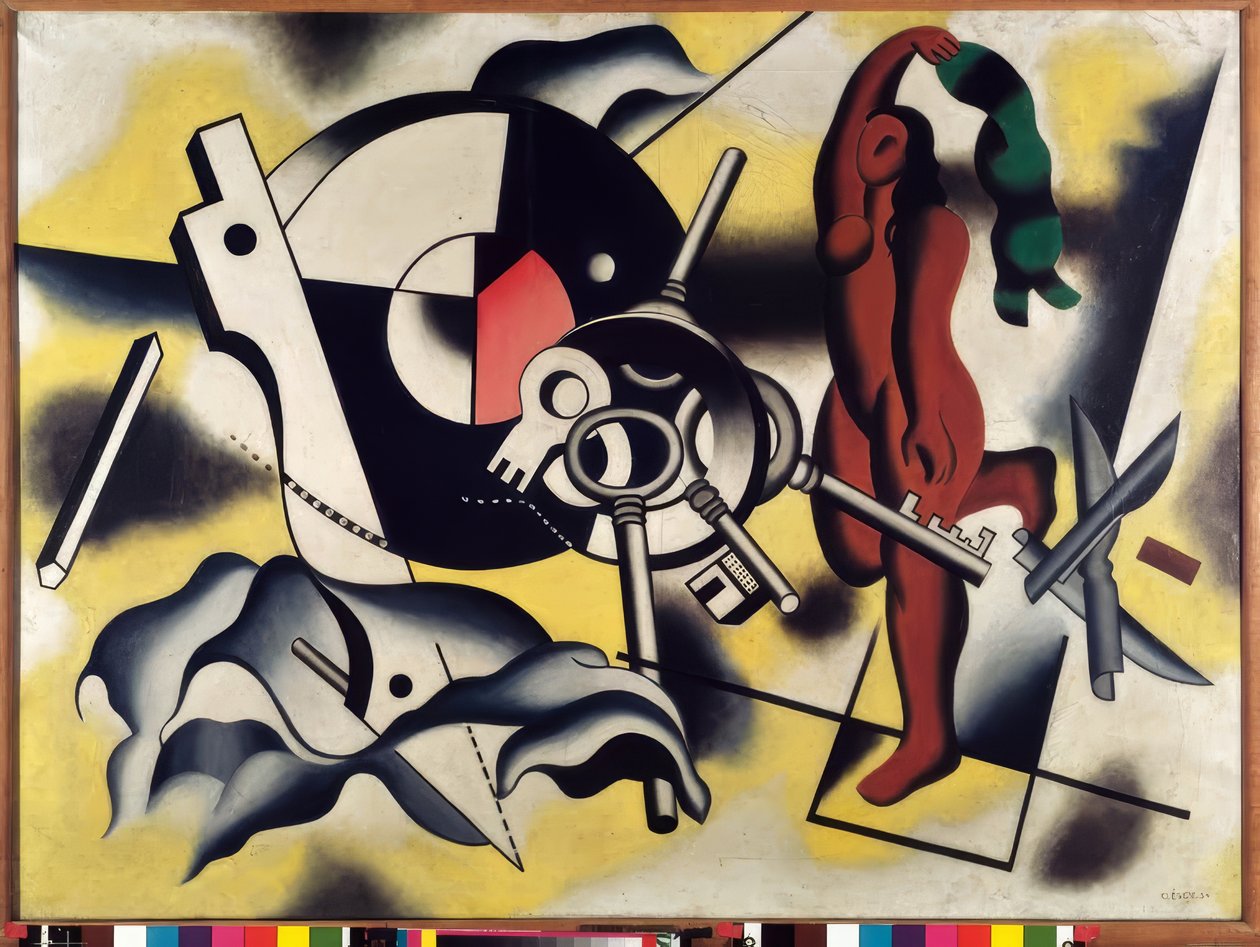Contraste de objetos / Naturaleza muerta de Fernand Leger