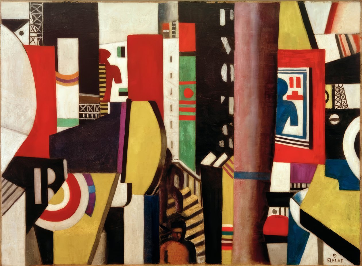 «La Ville» (ciudad) de Fernand Leger