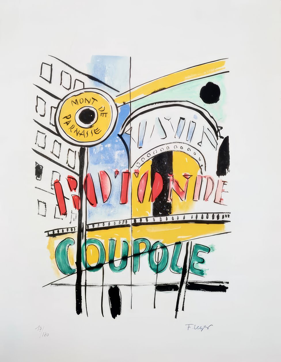 La ciudad de Montparnasse de Fernand Leger