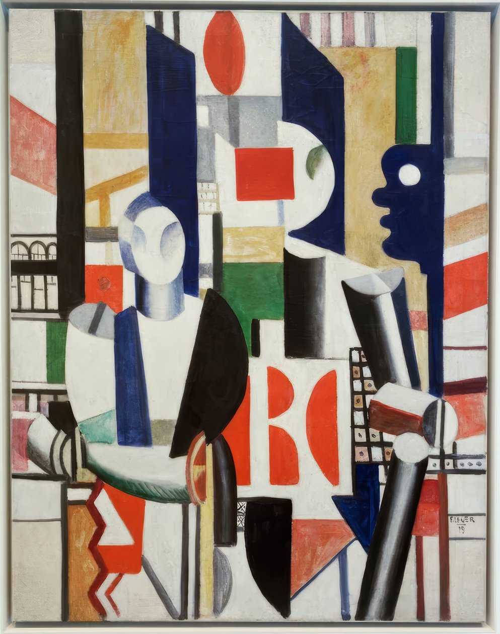 Hombres en la ciudad de Fernand Leger