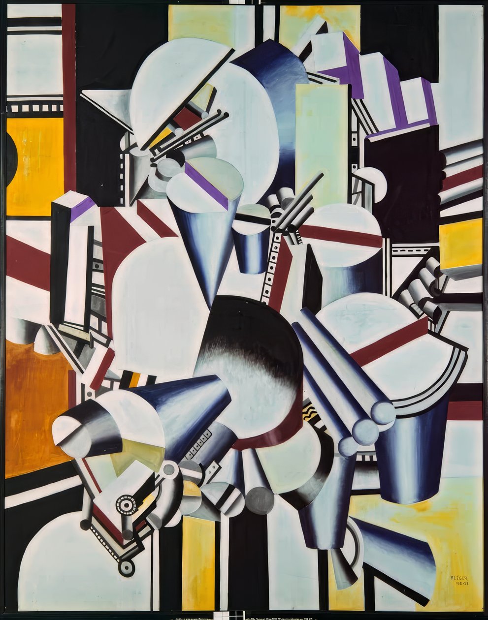 Elementos mecánicos de Fernand Leger