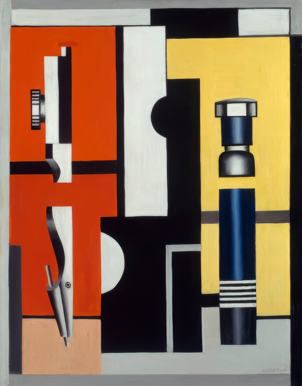 naturaleza muerta de Fernand Leger