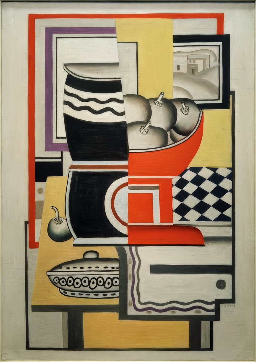 naturaleza muerta de Fernand Leger