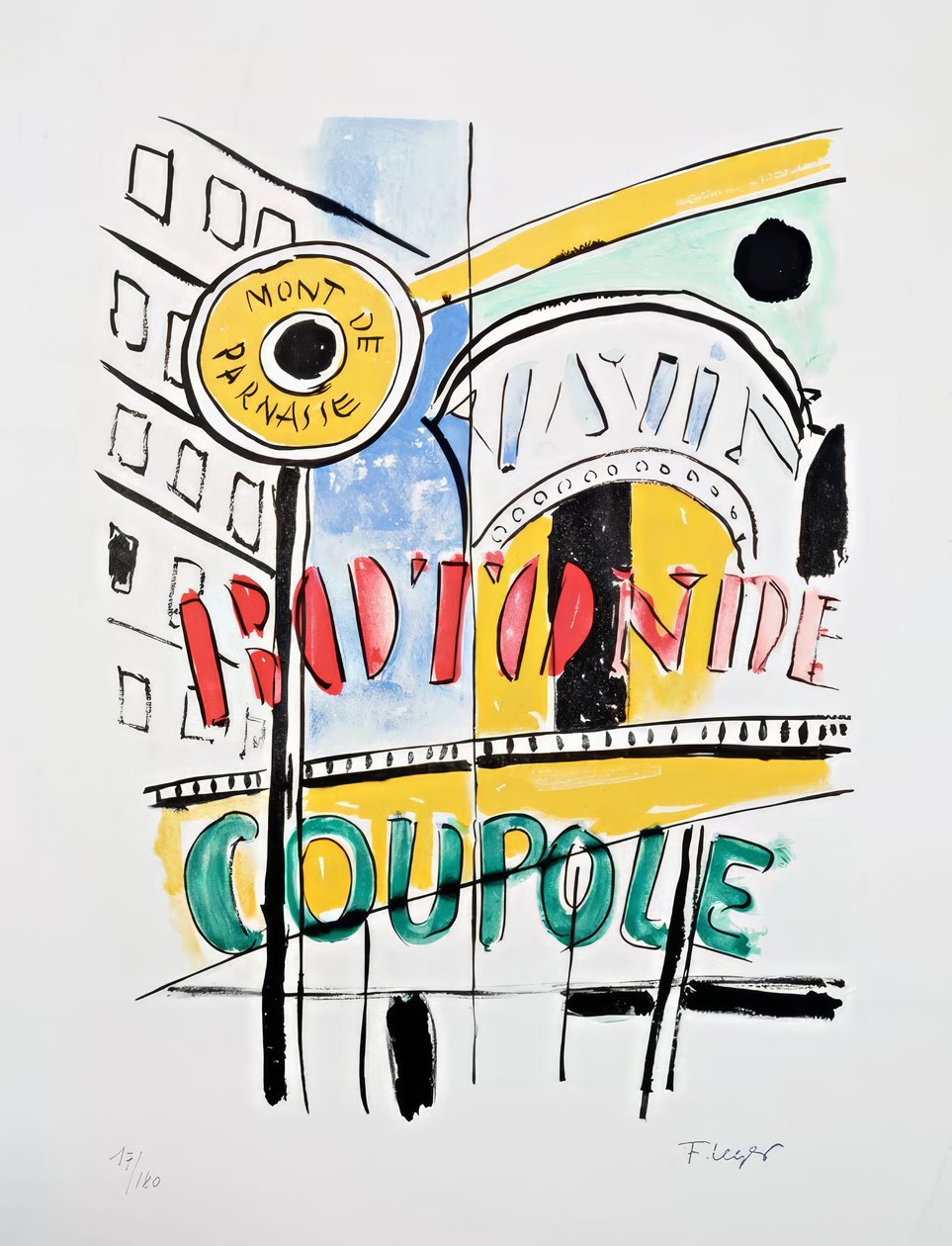 «La ciudad: Montparnasse» de Fernand Leger