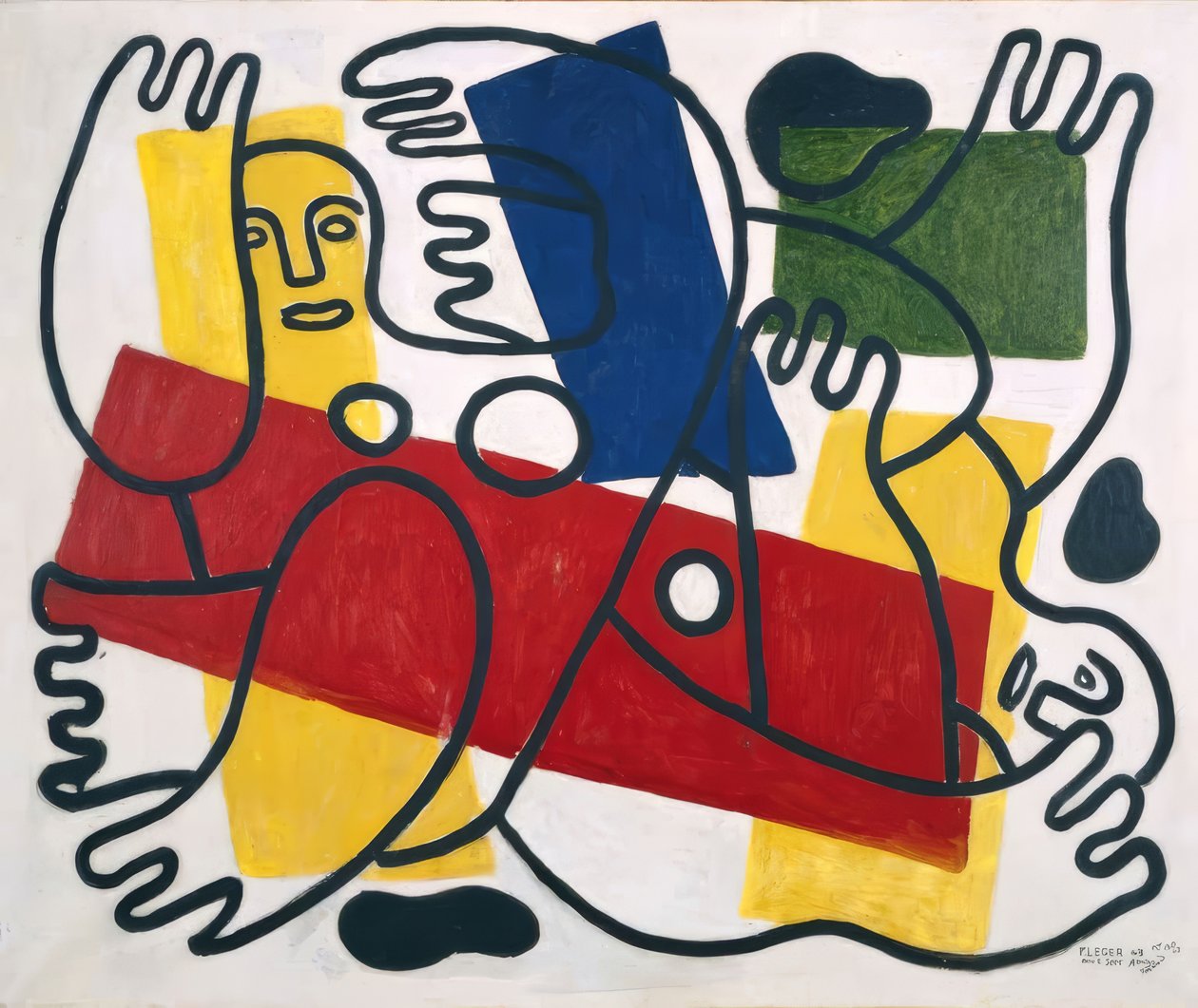 Los buzos de Fernand Leger