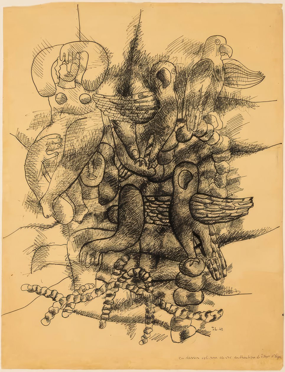 Las mujeres y los pájaros de Fernand Leger