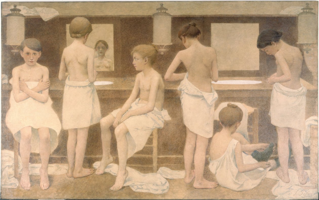 Les Petites Figurantes, entre 1911 y 1913 (óleo sobre lienzo) de Fernand Pelez