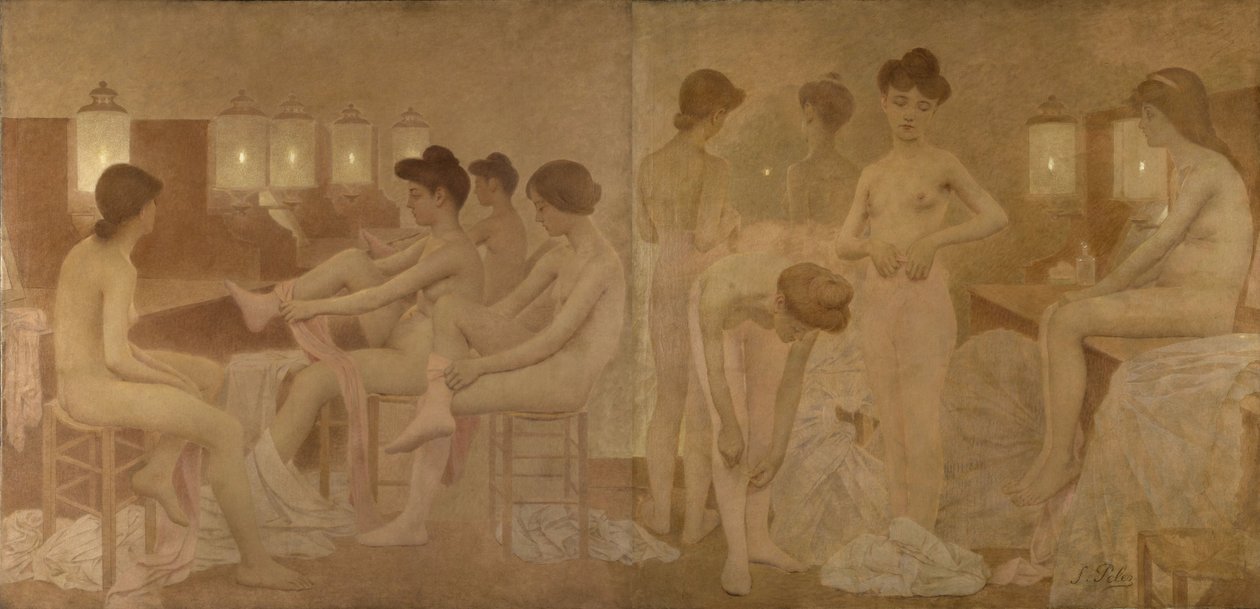 Las bailarinas, entre 1905 y 1909 (óleo sobre lienzo) de Fernand Pelez