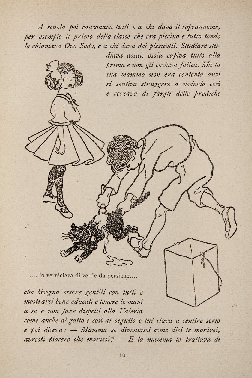 Ilustración de un libro infantil, c.1920-30 de Filiberto Scarpelli
