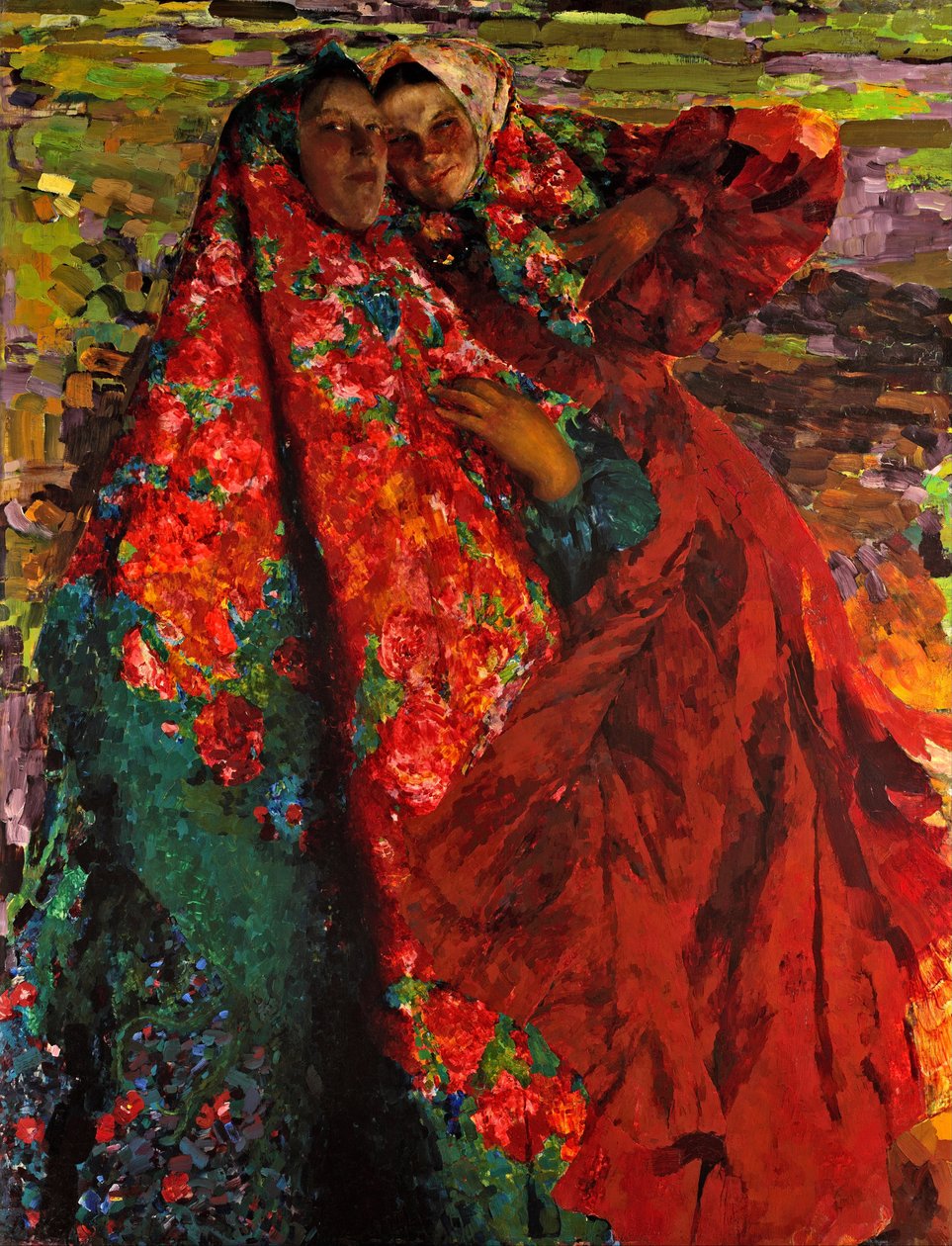 Mujeres campesinas, 1905 de Filipp Andreevic Maljavin