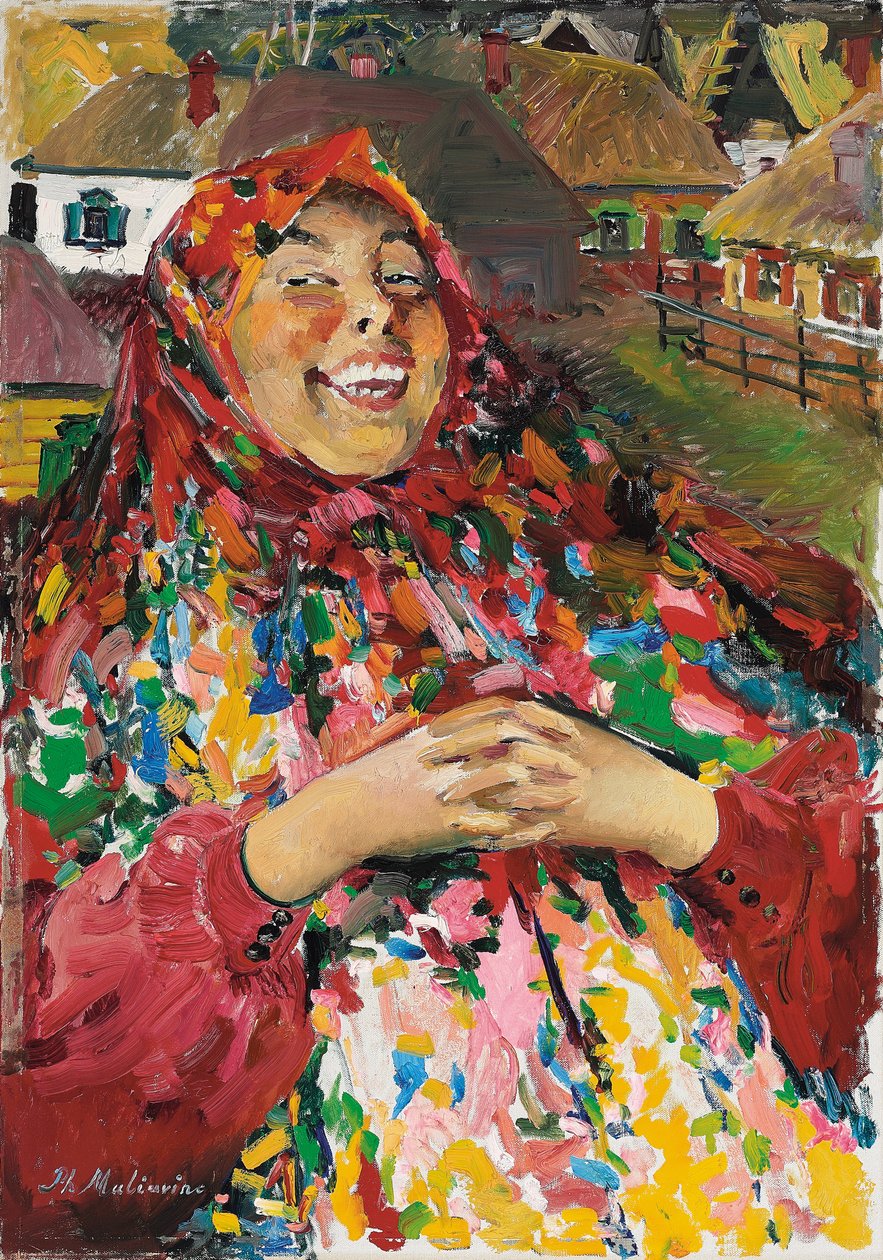 El campesino risueño de Filipp Andreevich Maliavin