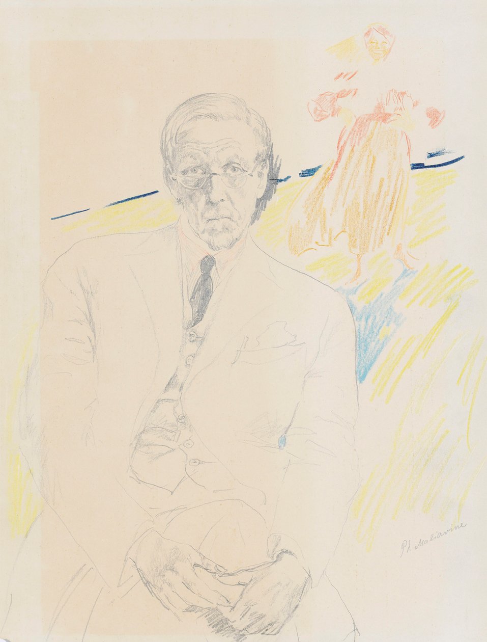Autorretrato de Filipp Andreyevich Malyavin