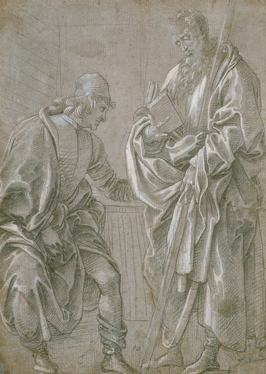Apóstol y Joven de Filippino Lippi