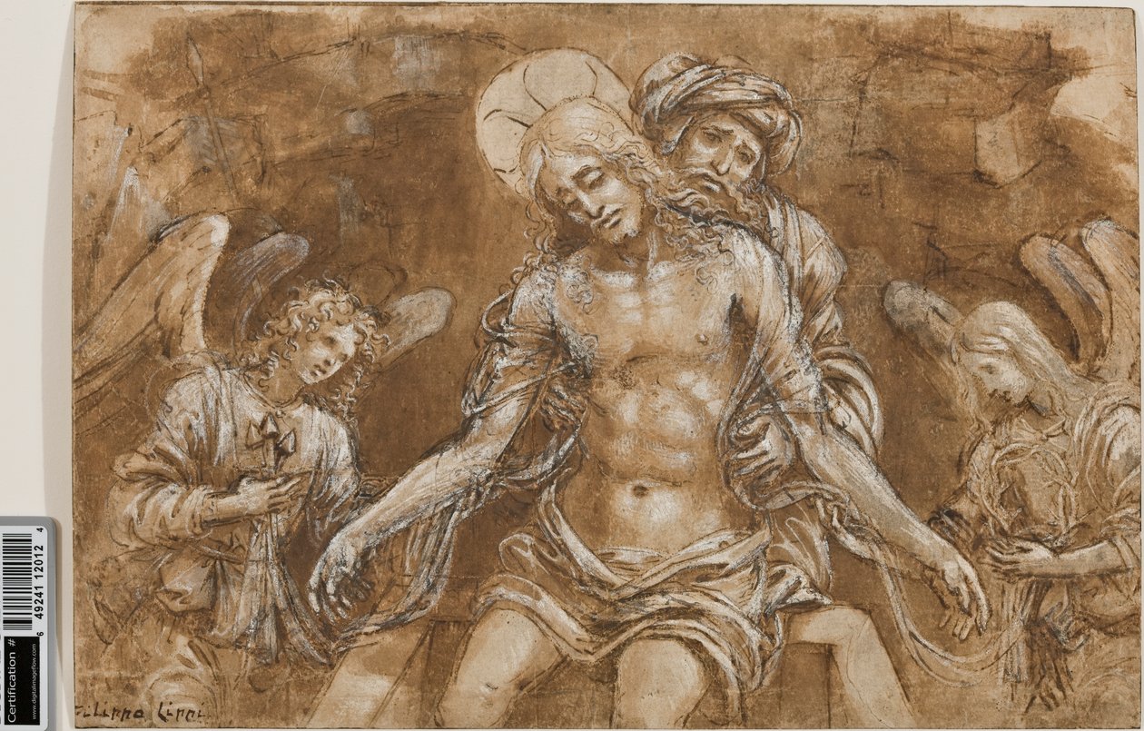 Lamentación de Cristo en la Tumba, c.1500 de Filippino Lippi