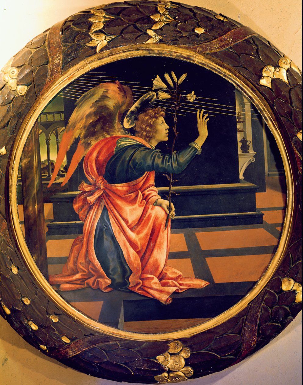 El Ángel de la Anunciación, c.1483 de Filippino Lippi