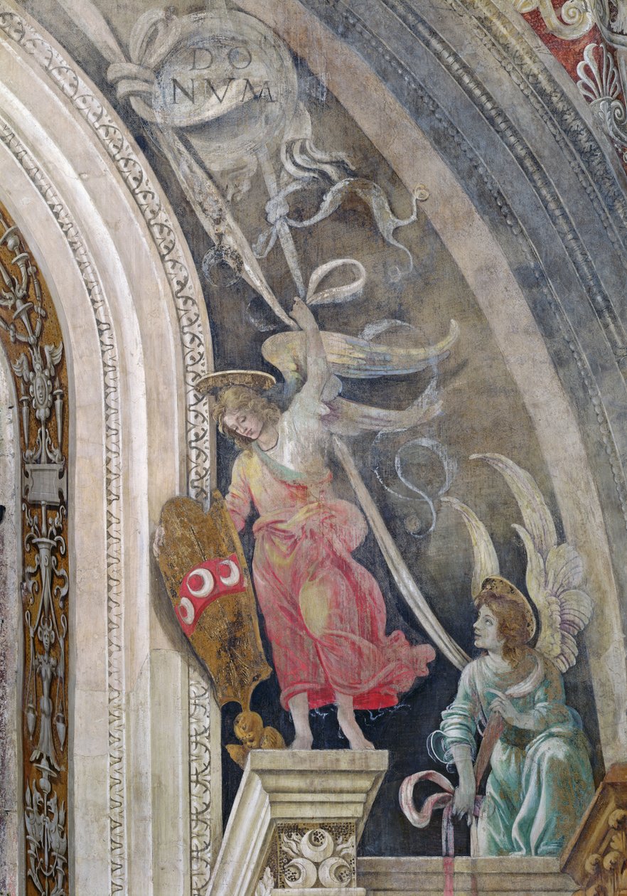 Dos ángeles (detalle) de Filippino Lippi