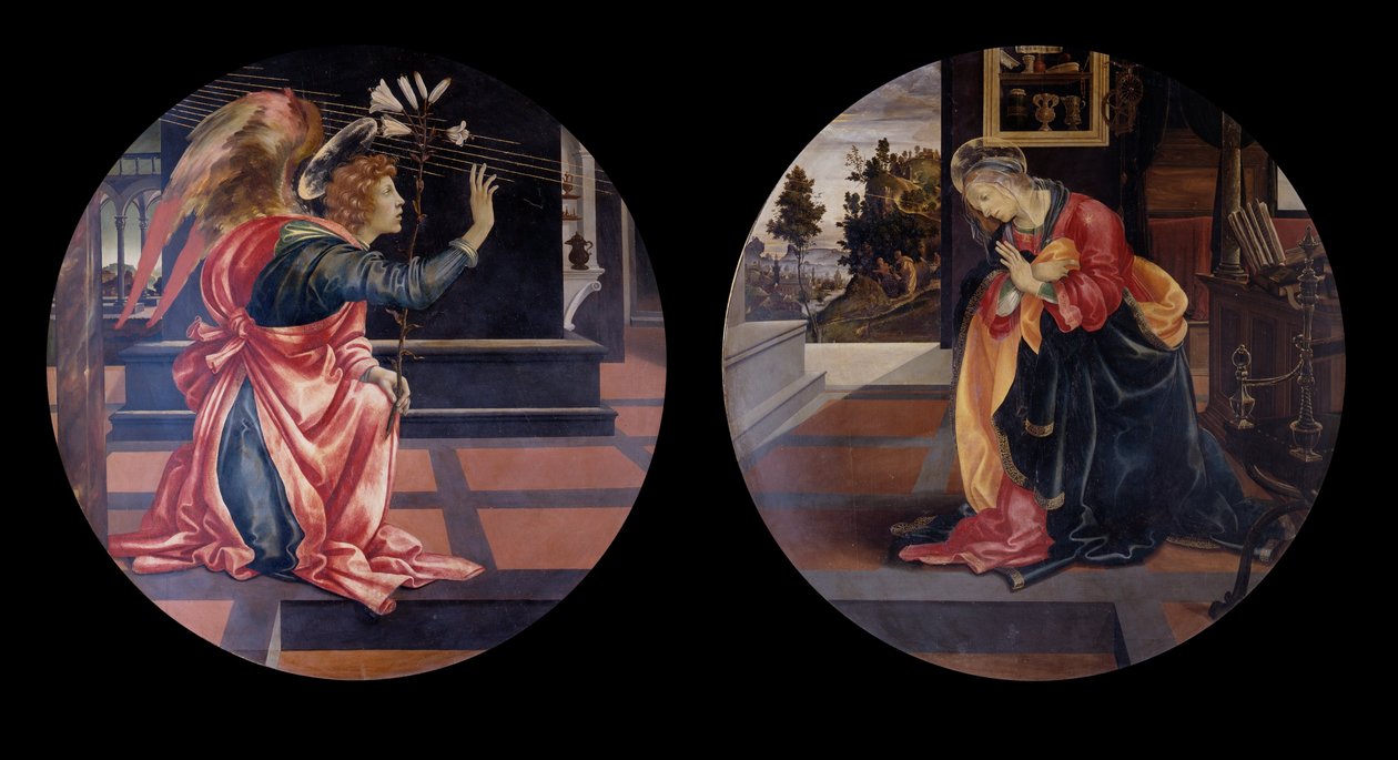 Anunciación de Filippino Lippi