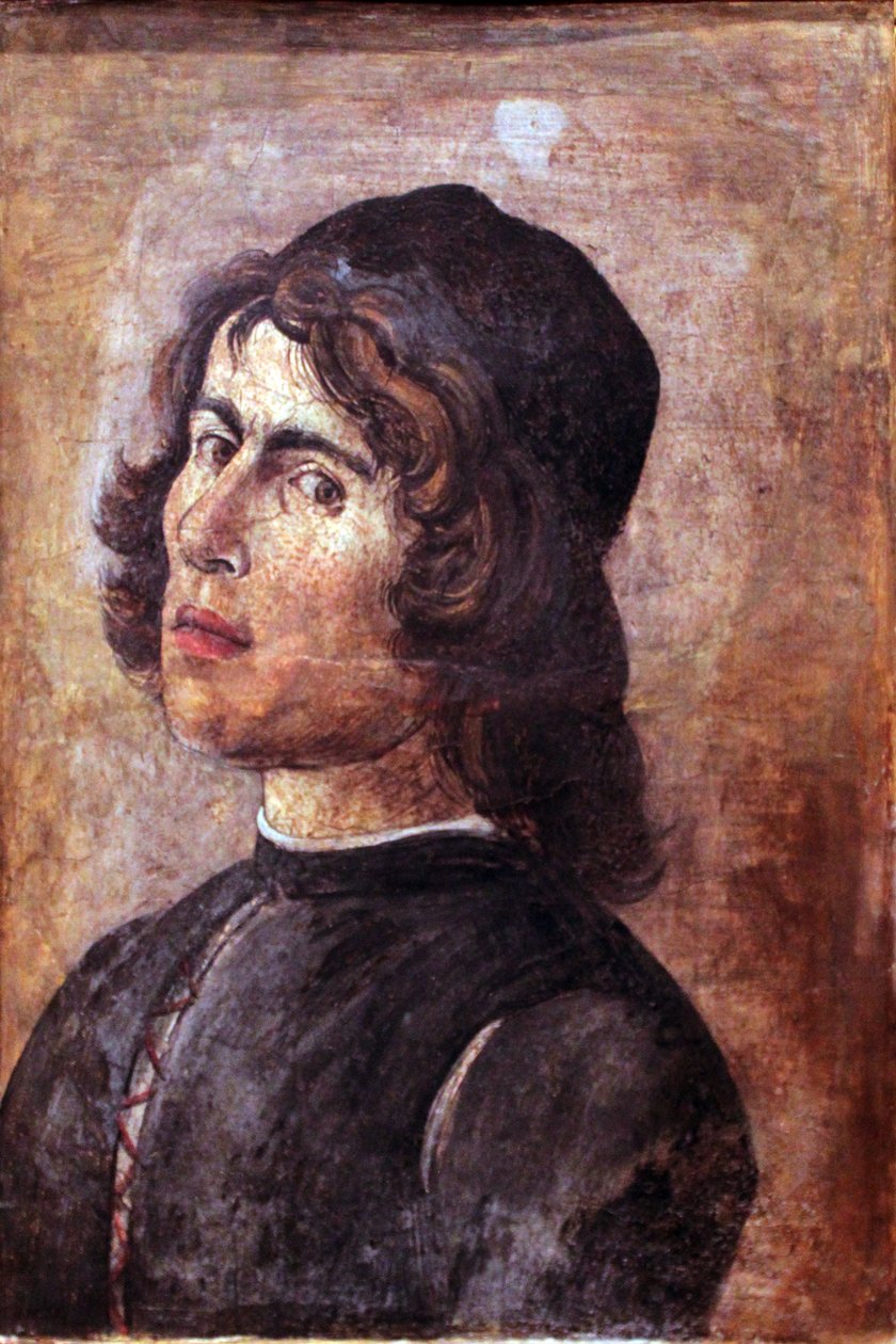 Retrato de un joven de Filippino Lippi