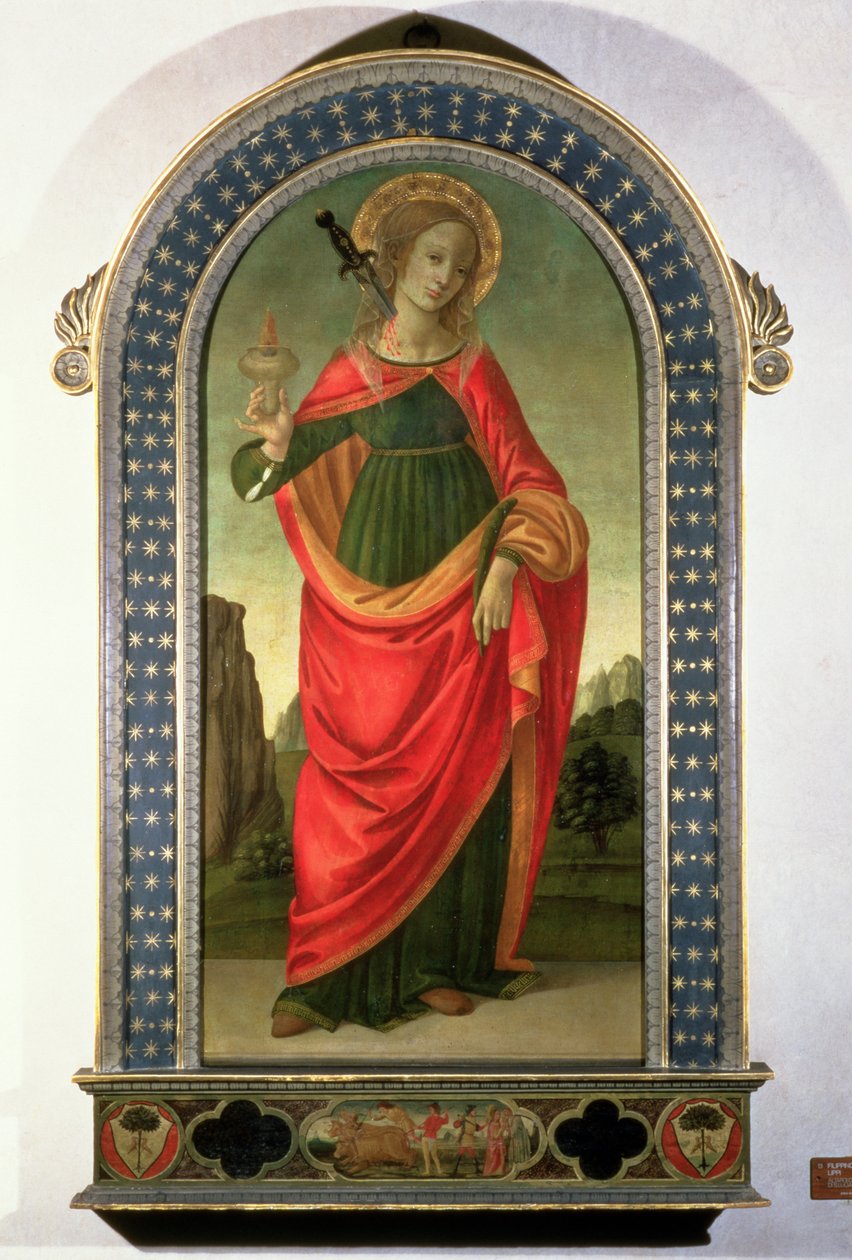 Santa Lucía, c.1472-74 de Filippino Lippi