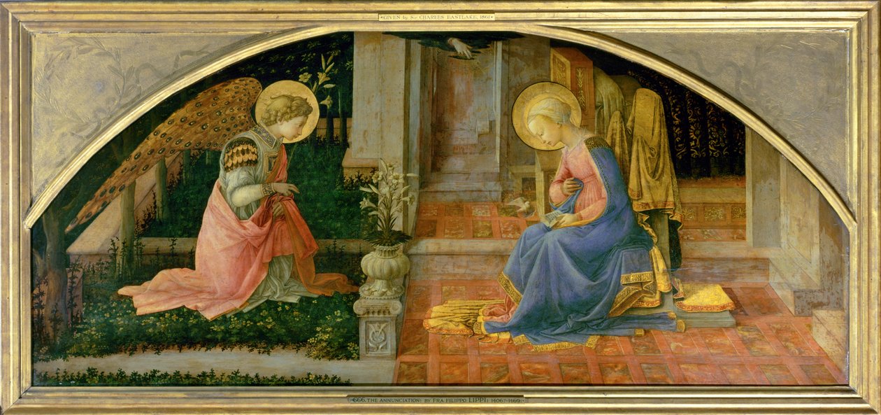 La Anunciación (pintura) de Filippino Lippi