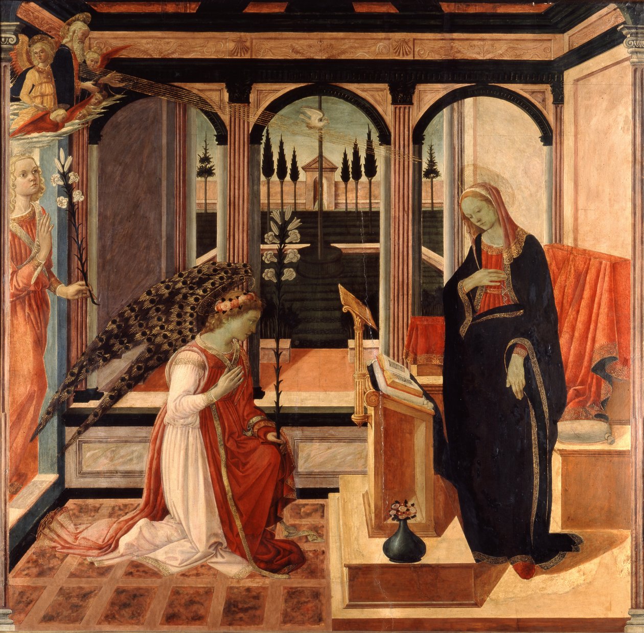 La Anunciación de Filippino Lippi