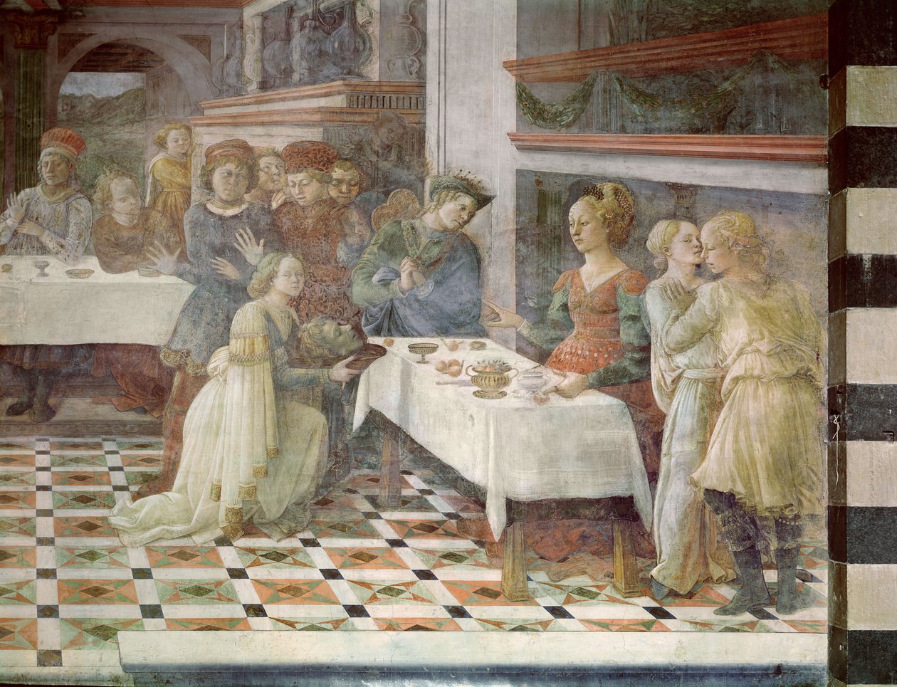 La fiesta de Herodes, 1452-64 de Filippino Lippi