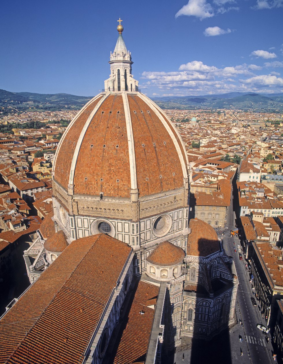 Vista exterior de la cúpula de Filippo Brunelleschi